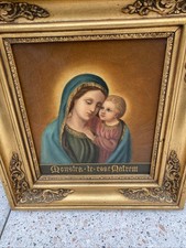 Quadro olio neogotico quadro