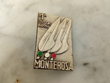 DISTINTIVO 1^ DIVISIONE ALPINA MONTEROSA RSI POST WW2 LORIOLI MILANO ORIG.100%!!
