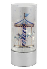 Lampada cilindro in vetro con