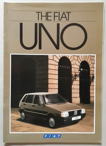 Fiat uno depliant - uno,