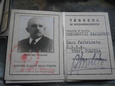 PNF TESSERA DIRIGENTE PARTITO