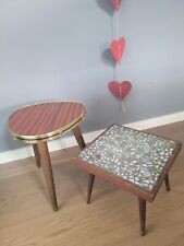 Tavolo da fiori vintage anni 60,design nord europa, Piedistalil per piante