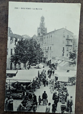 cartolina antica Sanremo Imperia  Il Mercato fp Non Viaggiata animata