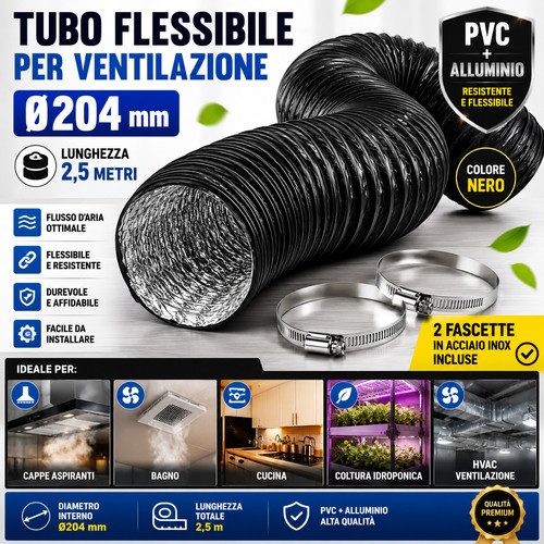Tubo flessibile ventilazione - tubo,