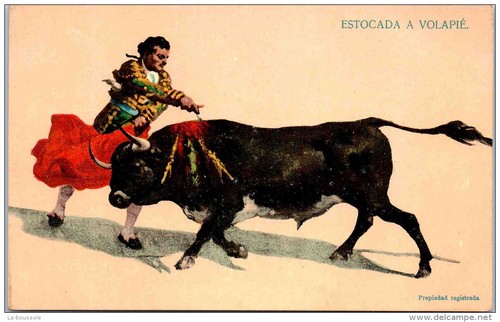 Espagne corrida estocada a - espagne,