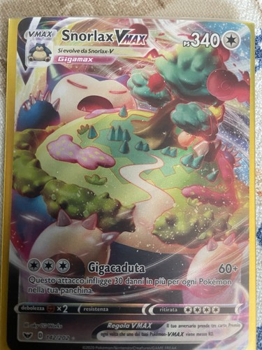 Snorlax vmax spada scudo - vmax,