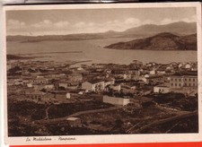 CARTOLINA LA MADDALENA FG ANTICA   VIAGGIATA 1940 PANORAMA OCC