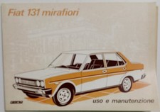 Auto Epoca Fiat 131 Mirafiori Del 1975 Libretto Uso E Manutenzione