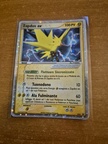 Zapdos 033 black star - ex-,