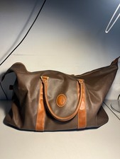 Borsone Trussardi marrone Vintage In Ottimo Stato 70x35h35 con certificato