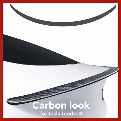 Spoiler posteriore carbon look - spoiler,