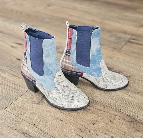 Stivaletti donna patchwork