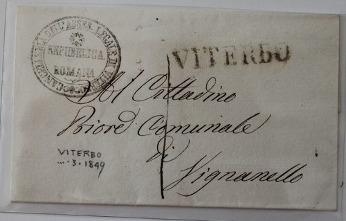 1849 rep romana - x.3.1849, coperta