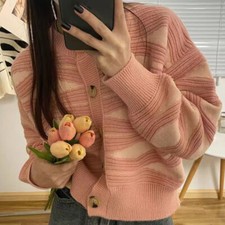 Donna Zebrato Maglia Maglione