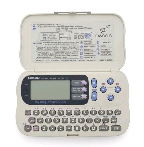 Casio magic diary 200 - casio,