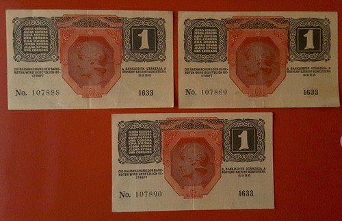 Banconote consecutive 1 - consecutive,