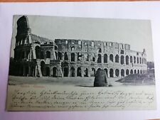 ITALIA 1899 CARTOLINA ROMA COLOSSEO Italy postcard