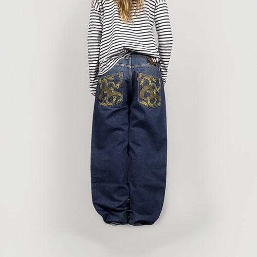 Evisu baggy jeans y2k - evisu, vintage