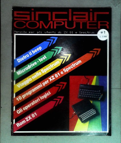 Sinclair computer 1 rivista - sinclair,