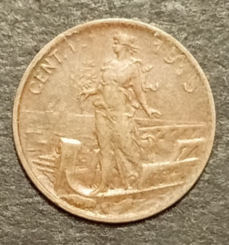 Centesimo lire prora - centesimo, 1915
