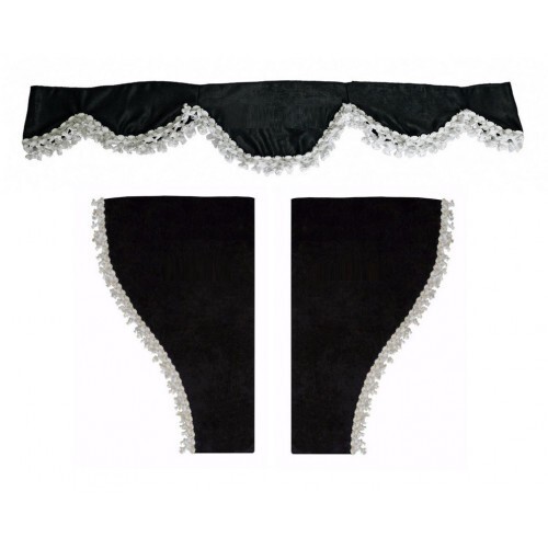 Tende nere velluto pile - in,