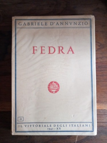 Annunzio gabriele fedra - gabriele, il