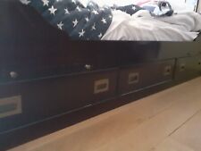 Mobili camera da letto "Vecchia Marina" mobili in legno Mogano, finiture ottone