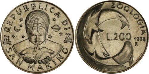 San marino 200 - 200, lire