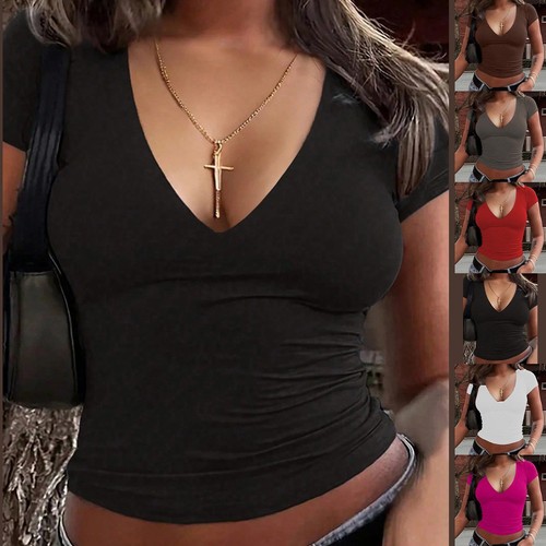 Shirt donna scollo - a, v