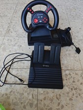 Volante Nextec Analog dual shock con cambio e pedali, simulatore x PlayStation 1