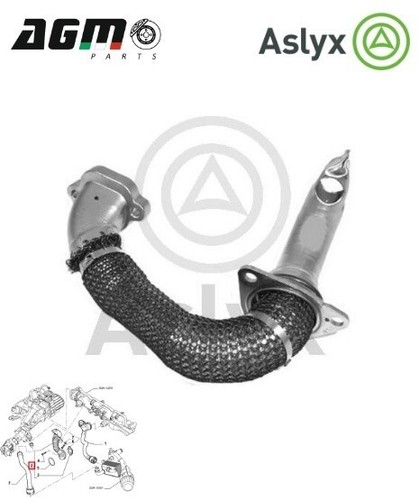Condotto valvola egr aslyx - aslyx, x