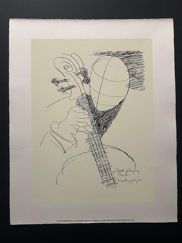 Man ray suonando bach - man, ray,