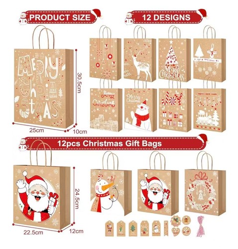 Sacchetti regalo natale - sacchetti,