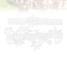  2 PCS Giarrettiere Per Sposa Matrimonio Giarrettiera Fiore Di Pizzo