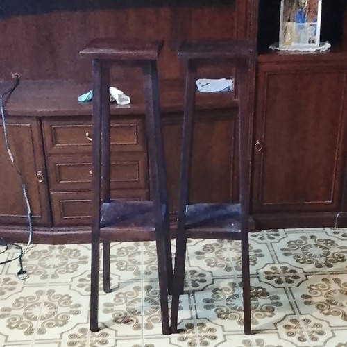 Coppia sgabelli alti - in, legno