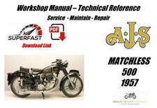 AJS Matchless 500cc Manuale