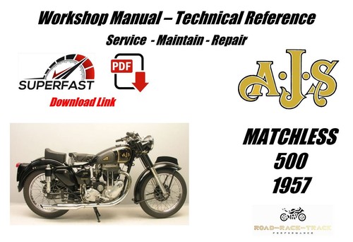 Ajs matchless 500cc manuale - ajs,