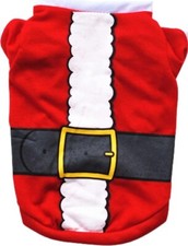 Vestito Cane Gatto Coniglio Babbo Natale