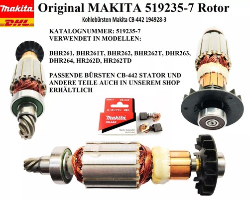 Makita anker 519235 spazzola - 519235-7,