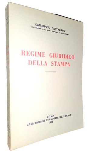 Cantarano regime giuridico - cantarano, "