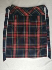 Gonna H&M, taglia IT 38 / EU 34 quadrato scozzese in filo rosso/nero