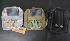 3 Pack Tactical MOLLE Pouches