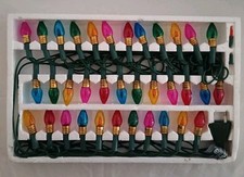 Luci Natalizie Vintage Moranduzzo 35 Luci Collana Lampadine Intermittenti Raro