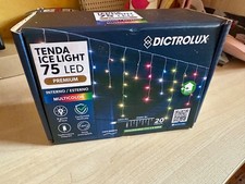 Tenda luci di Natale 75 led multicolor interno/esterno