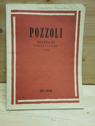 Pozzoli solfeggi parlati - solfeggi, e