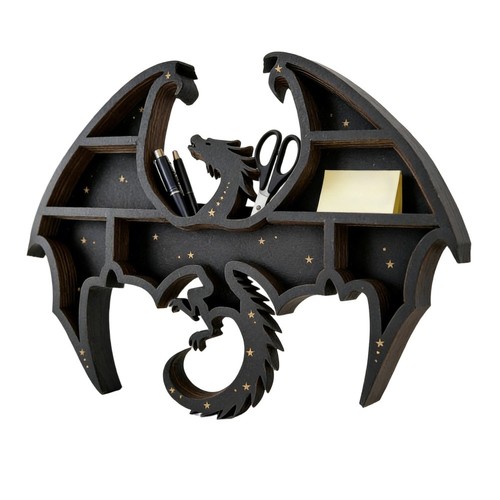 Vetrina legno motivo - legno, drago