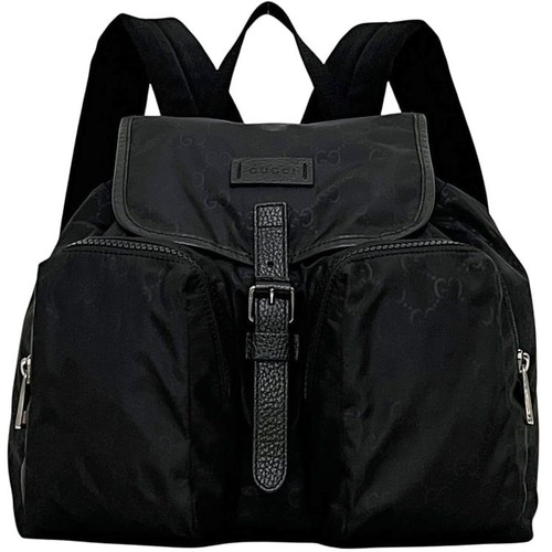 Zaino gucci usato nylon - nylon, gg