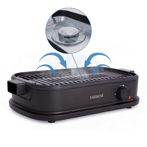 Griglia elettrica senza - , fumo