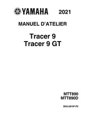 MANUALE RECENSIONE OFFICINA RIPARAZIONE PDF YAMAHA TRACER 9 (GT) MTT890 MTT89...