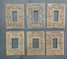 Placche interruttori ottone vintage